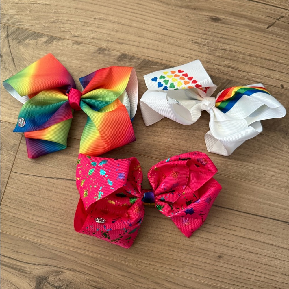 Colorful Hair Bows Set